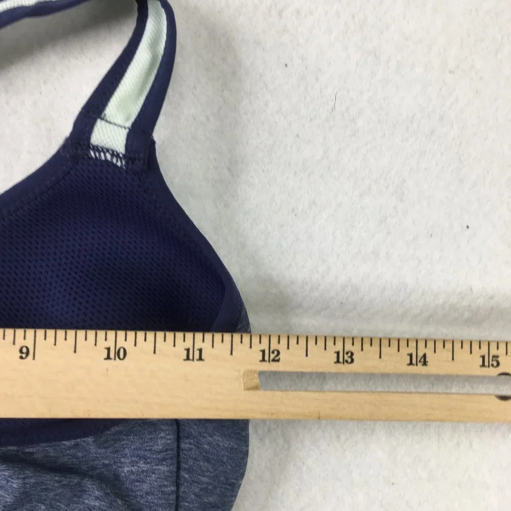 Adore Me Bra Womens 32C Blue Sports Bra Lightweight Gym Workout Yoga Casual